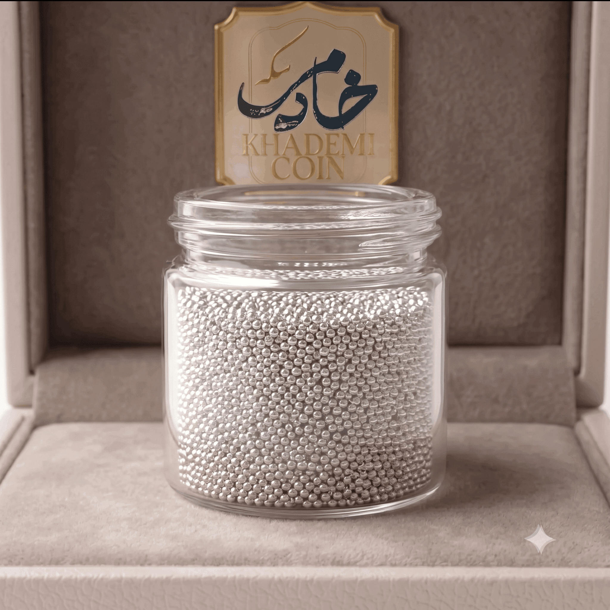 ساچمه نقره خالص وزنی